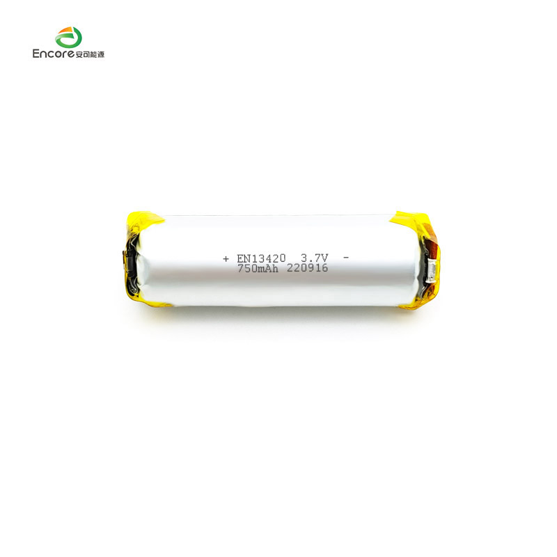 13420 750mAh Cylindrica 3.7v lipo altilium