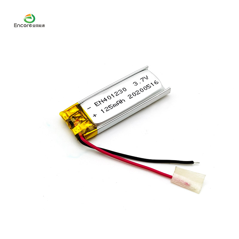 3.7v 125mah Smart Wearable Devices Lipo Battery